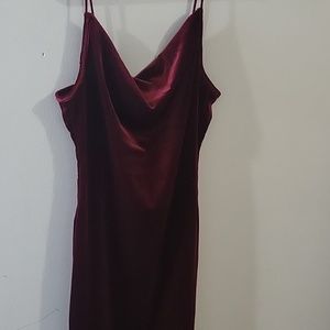 Maroon dress